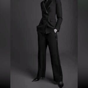 Zara Black Women's wide leg Pants